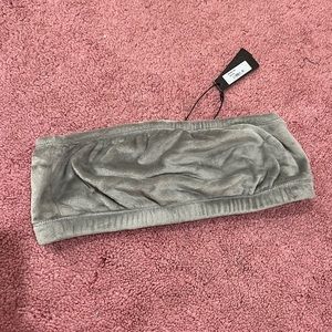 Skims velour smoke grey bandeau xs NWT
